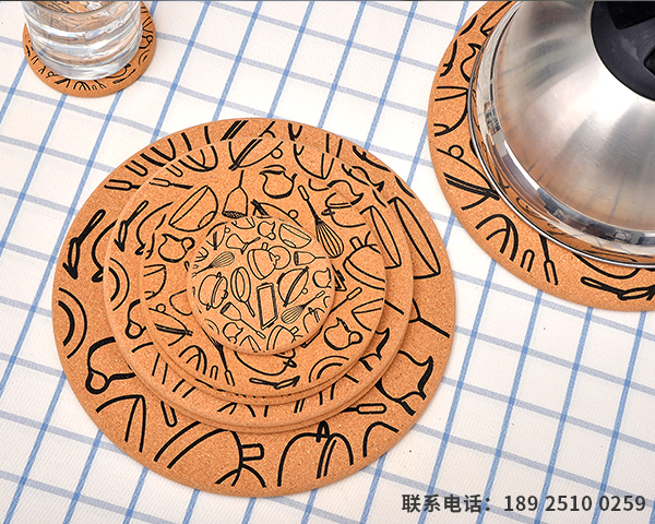 定制软木锅垫/软木杯垫