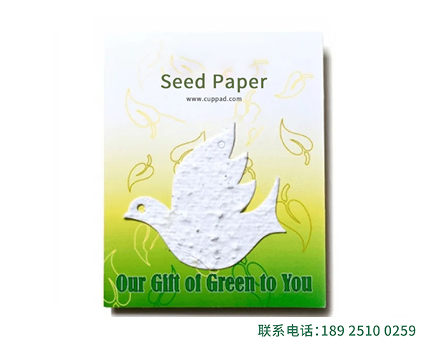 可定制种子纸明信片