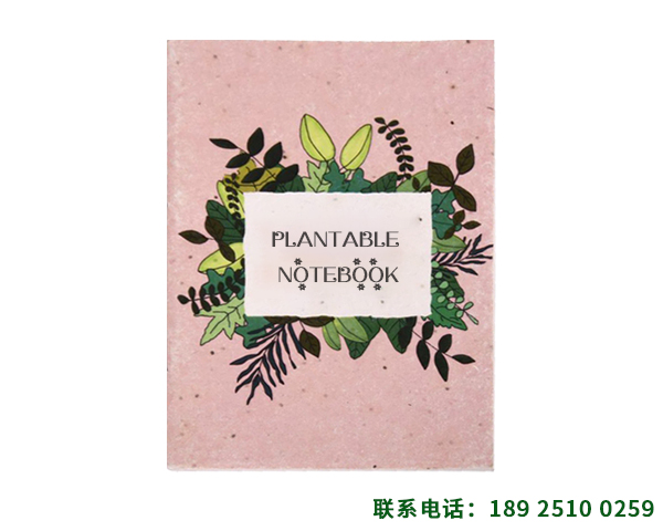 手工种子纸笔记本
