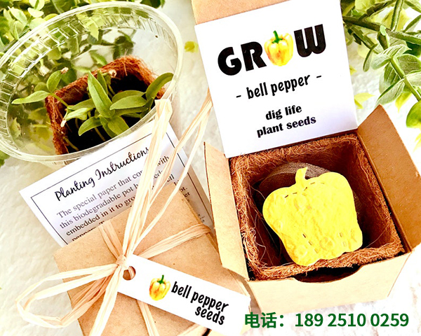 定制套装种子纸种植盒
