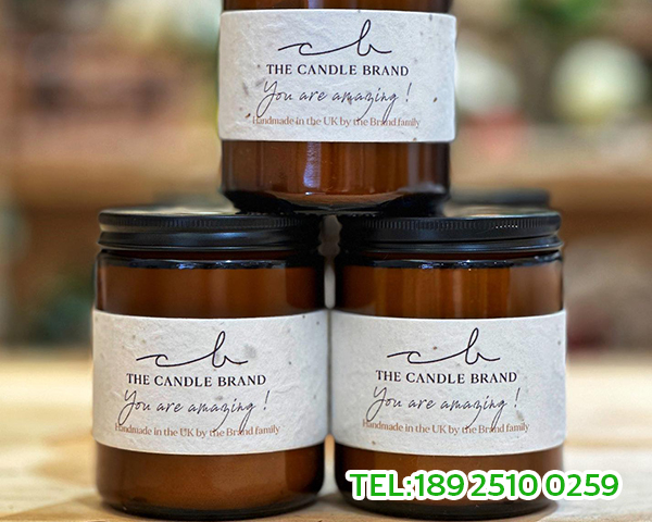 香薰蜡烛种子纸标签腰封封条