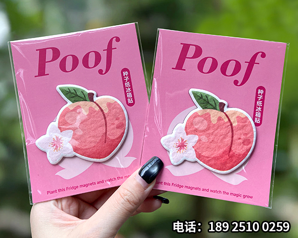 可种植冰箱贴 环保种子纸冰箱贴